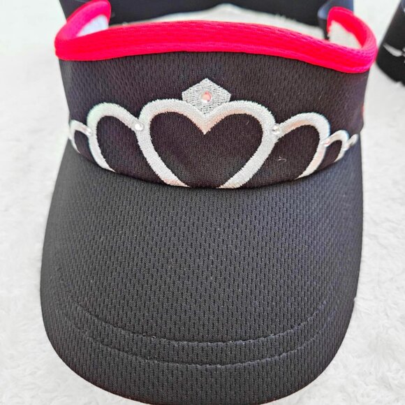 *Headsweats*  Black Visor Princess Tiara & Minnie Mouse Inspired - ((READ!!))  . - Picture 2 of 6
